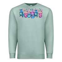 Seafoam stitch coffee cups libbey glass Premium Sweatshirt - Jasminsmagicworld