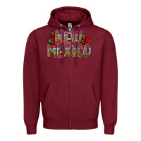 Burgundy new mexico Zipper Hoodie - CTS Tumbler Store