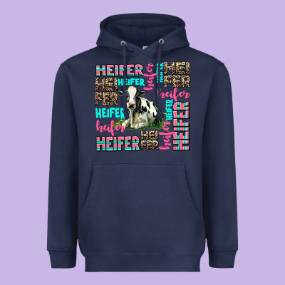 Heifer Heavyweight Hoodie Designed By Adodesignshop