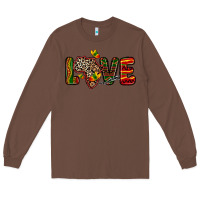 Chestnut love africa map Long Sleeve Tee - Zillion Design Studio