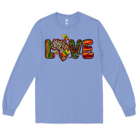 Colony Blue love africa map Long Sleeve Tee - Zillion Design Studio