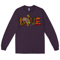 Plum love africa map Long Sleeve Tee - Zillion Design Studio