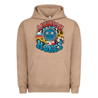 Pigment Burro American honey smiley Urban Hoodie - NancyCooperArtShop
