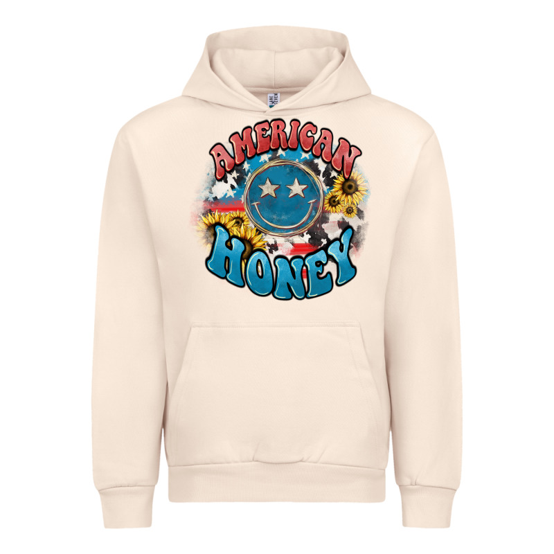 American Honey Smiley Urban Hoodie by NancyCooperArtShop | Teevron