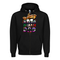 Black nacho average dad Zipper Hoodie - CTS Tumbler Store