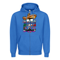 True Royal nacho average dad Zipper Hoodie - CTS Tumbler Store