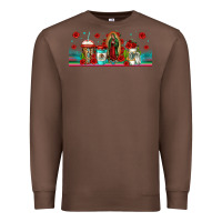 Chestnut lady of guadalupe coffee cups libbey glass Premium Sweatshirt - Jasminsmagicworld