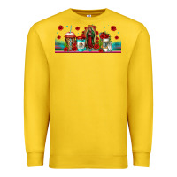 Lemon lady of guadalupe coffee cups libbey glass Premium Sweatshirt - Jasminsmagicworld