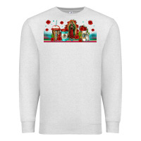Oatmeal Heather lady of guadalupe coffee cups libbey glass Premium Sweatshirt - Jasminsmagicworld