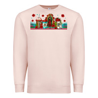 Pale Pink lady of guadalupe coffee cups libbey glass Premium Sweatshirt - Jasminsmagicworld