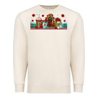 Sandshell lady of guadalupe coffee cups libbey glass Premium Sweatshirt - Jasminsmagicworld