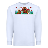 White lady of guadalupe coffee cups libbey glass Premium Sweatshirt - Jasminsmagicworld