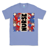 Colony Blue american nurse Classic Tee - Zillion Design Studio