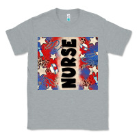 Heather Grey american nurse Classic Tee - Zillion Design Studio