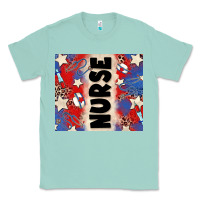Seafoam american nurse Classic Tee - Zillion Design Studio