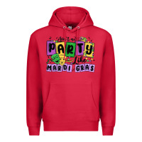 Cardinal aint no party like mardi gras Premium Hoodie - MaliasSmallBusiness