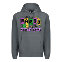 Rock aint no party like mardi gras Premium Hoodie - MaliasSmallBusiness