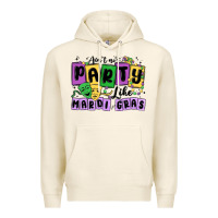 Tofu aint no party like mardi gras Premium Hoodie - MaliasSmallBusiness