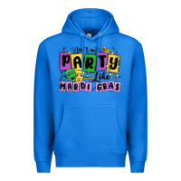 True Royal aint no party like mardi gras Premium Hoodie - MaliasSmallBusiness
