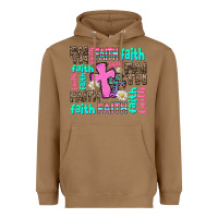 Toasted Coconut faith with cross Heavyweight Hoodie - AdoDesignShop