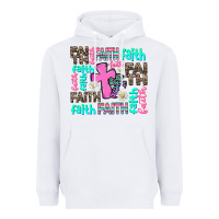 White faith with cross Heavyweight Hoodie - AdoDesignShop