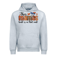 Heather Grey this mamas heart is on that court Urban Hoodie - MaliasSmallBusiness