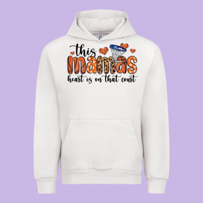 This Mamas Heart Is On That Court Urban Hoodie Designed By Maliassmallbusiness