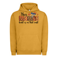 Pigment Peanut Butter this mamas heart is on that court Urban Hoodie - MaliasSmallBusiness