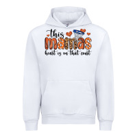 White this mamas heart is on that court Urban Hoodie - MaliasSmallBusiness
