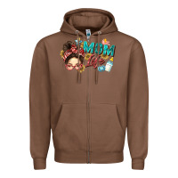 Chestnut mom life Zipper Hoodie - Zillion Design Studio