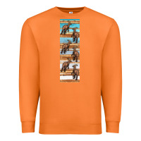Carrot dinosaur parasaurolophus pen wrap Premium Sweatshirt - Artiststas