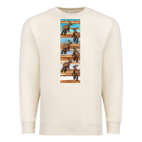 Sandshell dinosaur parasaurolophus pen wrap Premium Sweatshirt - Artiststas