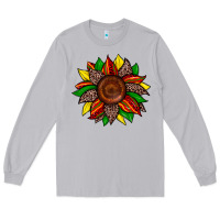 Moon Dust juneteenth leopard sunflower Long Sleeve Tee - Zillion Design Studio