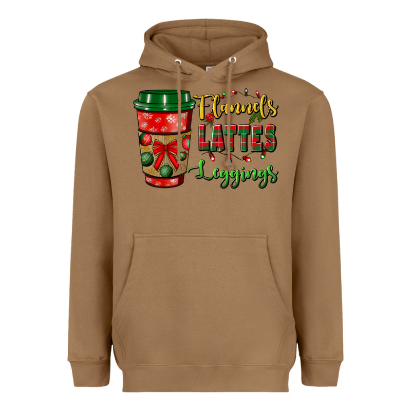 Flannels Lattes Leggings Heavyweight Hoodie by BundleAndBundleShop | Teevron