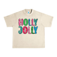 Sandshell holly jolly Urban Heavy Tee - MaliasSmallBusiness