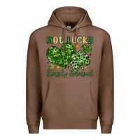 Chestnut not lucky simply blessed Premium Hoodie - MaliasSmallBusiness