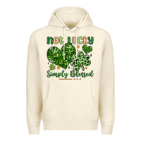 Sandshell not lucky simply blessed Premium Hoodie - MaliasSmallBusiness