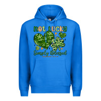 True Royal not lucky simply blessed Premium Hoodie - MaliasSmallBusiness