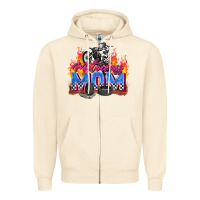Sandshell motocross mom Zipper Hoodie - Zillion Design Studio