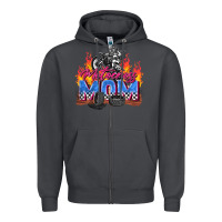 Smoke motocross mom Zipper Hoodie - Zillion Design Studio