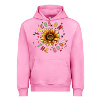 Fuchsia Pink focus on the good Urban Hoodie - MaliasSmallBusiness
