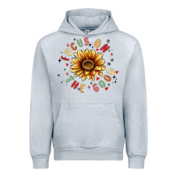 Heather Grey focus on the good Urban Hoodie - MaliasSmallBusiness