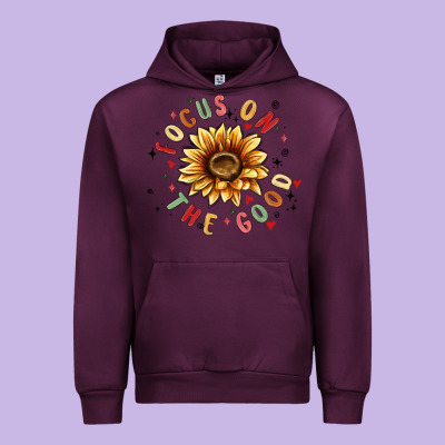 Focus On The Good Urban Hoodie Designed By Maliassmallbusiness