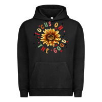 Pigment Black focus on the good Urban Hoodie - MaliasSmallBusiness