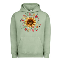 Pigment Oil Green focus on the good Urban Hoodie - MaliasSmallBusiness