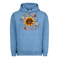 Pigment Pebble Blue focus on the good Urban Hoodie - MaliasSmallBusiness