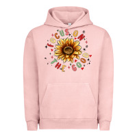 Pigment Salmon focus on the good Urban Hoodie - MaliasSmallBusiness