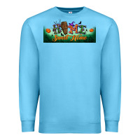 Ocean Blue home sweet home libbey glass Premium Sweatshirt - BundleAndBundleShop