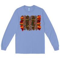 Colony Blue juneteenth brushstroke Long Sleeve Tee - Zillion Design Studio