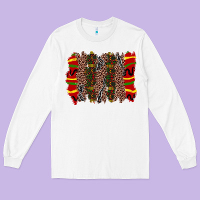 Long Sleeve Tee juneteenth brushstroke